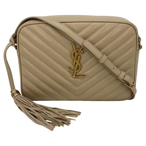 ysl lou camera bag styling|ysl lou camera bag beige.